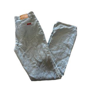 Guess Jeans Corduroy Pants Blue Women 29 Retro Good Condition